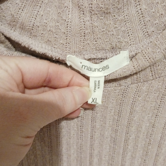Spring mockneck sweater top - Picture 5 of 5